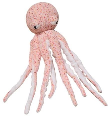 LCEDHZOC Niedlicher Oktopus Kuscheltier, Süßes Plüsch Weiches Oktopus Plüsch Kissen Geschenk for Kinder Jungen Mädchen Heimdekoration(Pink,60CM/23.6IN)
