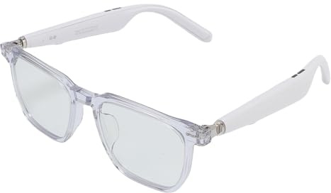 Vikye AI Smart Camera Brille, Eingebautes Mikrofon und Lautsprecher, AI Real - Zeitübersetzung, Geeignet für Outdoor und Innen-, Radfahren, Wanderreisen (White)