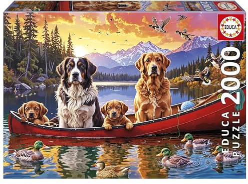 Educa - 2000-Teile-Puzzle für Erwachsene | Sonntag mit den Kindern | Maße: 96 x 68 cm | Ab 14 Jahren (20576)