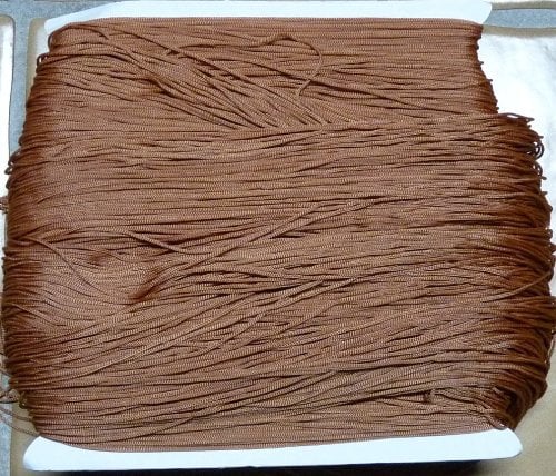 Fadenvorhänge Fadenstore Vorhang Braun Milchkaffee 2,30m x 1m