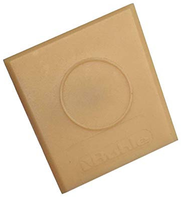 BOHLE Spatule de lissage pour mastic Vitrage 90 x 90 x 5 mm Vulkollan 5166301 Bo