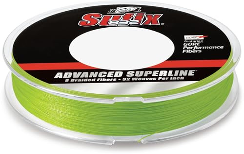Sufix 832 Geflecht, 9 kg, Neon-Limette, 274 m