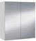 ARKITMOBEL Mueble Camerino Dos Puertas para Baño, Modulo con Espejo y Estantes, Acabado en Blanco Brillo, Medidas: 60 cm (Ancho) x 65 cm (Alto) x 21 cm (Fondo)