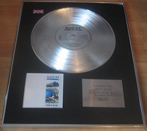 LEVEL 42 - CD Platinum Disc - STARING AT THE SUN
