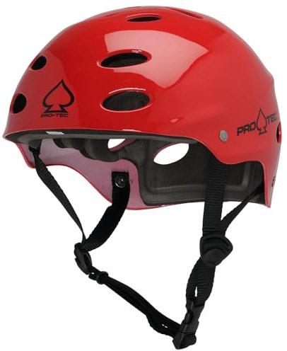 Pro-Tec Ace Water, Helm, Unisex, Erwachsene L rot (Gloss Red)