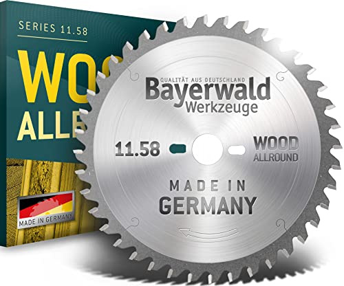 Bayerwald - HM Kreissägeblatt für Holz - Ø 500 mm x 4.4 mm x 30 mm | WZ negativ (60 Zähne) | für Kapp- & Gehrungssägen | Nebenlöcher: 2/7/42 + 2/10/60