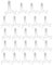 Tincogo 4 Clear Plastic Easels or Stand/Plate Holders to Display Pictures or Other Items at Weddings, Home Decoration, Birthdays, Tables (24 Pack)