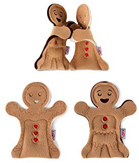 4cats Kissen Calin Monsi/Madame Lebkuchenbrot, Katzengras, Mehrfarbig