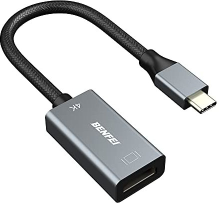 BENFEI Adattatore da USB C a HDMI 4K a 60Hz Thunderbolt 3 a HDMI per MacBook Pro 2019/2018/2017, MacBook Air/iPad Pro 2018, Samsung Galaxy S10/S9 [guscio in lega di alluminio e cavo in nylon]