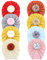 Asufegucd Baby Nylon Big Bow Turban Hats India Beanie Bohemia Donuts Cap Mädchen Kopfbedeckung Knotenknoten - mehrfarbig - Einheitsgröße