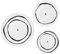 Set vajilla 12pc porcelana blanco y negro Scalpers Home