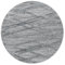 Teppich Wohnzimmer Hochflor Shaggy Teppich 3D Geometrisch Design 120 cm Rund Teppich Grau - Teppich für Schlafzimmer Esszimmer Küche Boho Teppich 20 mm Florhöhe Extra Weich Flauschig Pflegeleicht