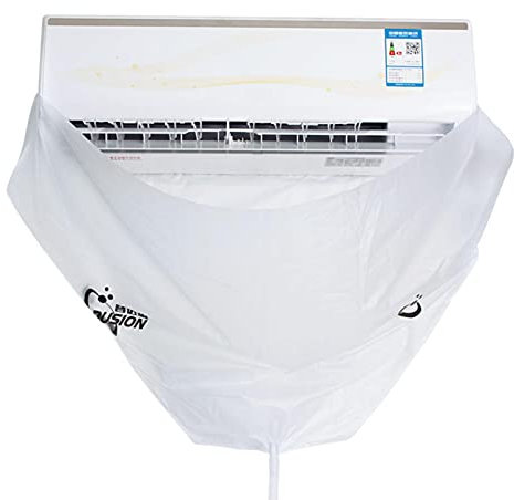 Juego de cubierta de aire acondicionado de pared impermeable para limpieza de aire acondicionado con puerto de drenaje, juego de cubierta de aire acondicionado para casa, oficina, limpiador