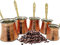 5 x Cezve Mokkakanne Kupfer verschiedene Größen Set Mokka Kanne 150-450ml
