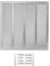 H&C VENT Rejilla Ventilación 400 x 400mm Metálica │Para Extractor de Baño Cocina Exterior HVAC │ Rejilla Aire Acondicionado AC Conductos Pared Techo Tubo │ Cubierta de Acero Rectangular con Mosquitera