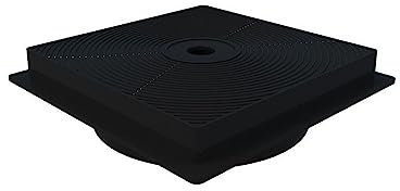 Astralpool Pièce à sceller Piscine - Couvercle de Skimmer Rond Socle carré - Gris Anthracite de