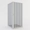 Cabina de ducha de fuelle de PVC H 185 mod. Aster con apertura central