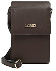 L. CREDI Handtasche Jane Schutzhülle mit Label-Applikationen Damen