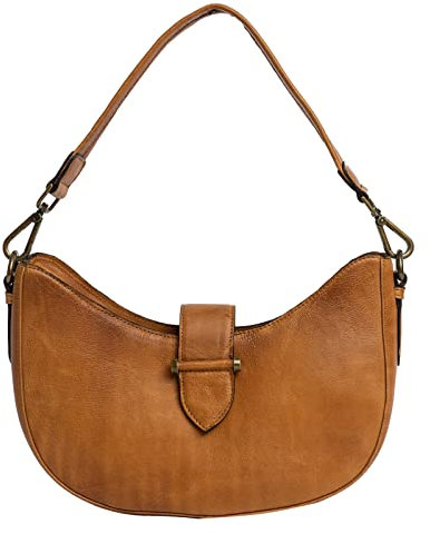 RE:DESIGNED Women's Celina Small Crossover, Burned Tan