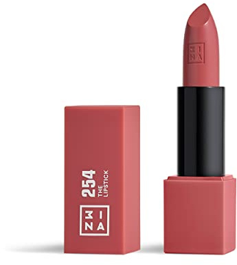 3INA - The Lipstick 254 v3 - Vintage rose - Matte Creamy Lip Colour | Long Lasting Lipstick with Vitamin E & Shea Butter - Vegan - Cruelty Free
