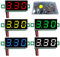 YIXISI 5 Pezzi 0.28 Pollici Mini Voltmetro Digital, 2.4V-30V DC Due Fili, Protezione Inversione di Polarità e Misurazione Accurata Della Pressione, LED Display Pannello Voltmetro (5 Colori)