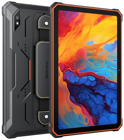 Blackview Active 8 Pro - Tablet Impermeable a Prueba de Golpes (Android 13-256 GB ROM/8 GB RAM, batería de Larga duración, 22000 mAh, Color Negro