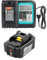 PaillYue DC18RC Ladegerät 18V Ersatz für Makita DC18RA DC18RD DC18SD für Makita BL1850 Akku und Schnellladegerät + Akku BL1850B 18V 5Ah Kompatibel mit BL1860B BL1860 BL1840B BL1830B LXT400