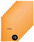 RHODIA 119164Cpack - Un lot de 10 Cahiers Piqués Orange - A4 - Petits Carreaux - 96 pages - Papier Clairefontaine Blanc 80 g/m² - Couverture en Carte Enduite Souple, Résistante et Imperméable