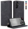 owlhold Funda para Samsung A54,Avanzado PU Piel Carcasa [Soporte Plegable][Ranura para Tarjeta][Cierre Magnético] Antigolpes Libro Funda para Samsung Galaxy A54-Negro