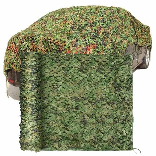 Filet de Camouflage pour Les Couvertures de Voiture Toile Camouflage Décoration de Fête Treillis de Camouflage de Pergola 7x6 7x3 7x4 7x5m Tissu Oxford 210D DIY Voile de Camouflage pour la Chasse (Si