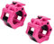 BEIBXHQQ 2 Pieces of Barbell Clamps, Weight Clamps, Dumbbell Clamps, Weight Lifting Bar Collars, Barbell Locks, 5cm Snap Barbell Clamps, Perfect for Gym and Weightlifting Use