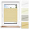 Jalousiescout Plissee Klemmfix ohne Bohren—Jalousie 45x60cm beige Sichtschutz Fenster Sonnenschutz, Lichtdurchlässig Rollo für Fenster & Tür, Hochwertiges Polyester Pure Plissee
