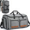 TUGUAN Sac de Voyage Pliable Housse Voyage Costume Polyvalent Homme avec Compartiment pour Chaussures, Sac à Dos pour Vêtements de Voyage Sac De Costume pour Homme Femme, Gris