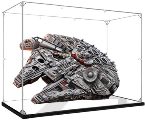 Vitrine Acryl Kompatibel Mit Lego 75192 Millennium Falcon, Staubdichte Aufbewahrungs Und Organisationsvitrine Für Das Modell (Nur Vitrine) A,3mm
