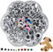 CNMTCCO 700 Stück Selbstklebende Wackelaugen 4mm -12mm für DIY Scrapbooking Spielzeuge Zubehör