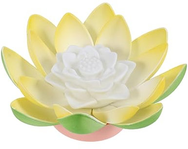 WOONEKY LED Lotus Laterne Künstliche Schwimmende Kerzenblume Für Teichdekoration Festlichkeiten Und Partys Perfekte Blumenbeleuchtung Für Stimmungsvolle Akzente