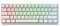MCHOSE ACE60 HE Clavier 8000Hz Rapid Trigger, Précision RT de 0,01 mm, Clavier Gamer Filaire 60% avec Interrupteur Magnétique, Actionnement Réglable, SOCD et Snap Key, Blanc