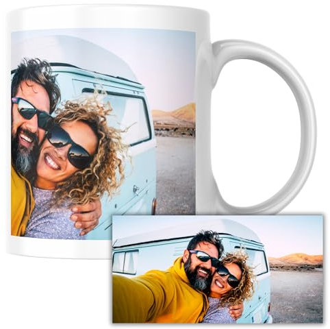 KaTunn - Taza Personalizada con Foto - Taza Café con Diseño Único - Tazas Originales para Regalar - Tazas Originales para Regalar Hombre - Regalos Originales para Mujer - Regalos Personalizados Foto