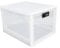 Eujgoov Story Lock Box Sturdy Plastic Kühlschrank Abschließbarer Schachtel für Familien Erste -Hilfe -Kit (Weißer und transparenter Rahmen)