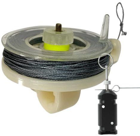 Mihauuke Perimeter Alarm Trip Wire - Security Alarms Trip Wire 82ft | High-Strength Cord Camping Accessories for Barn Adventure Hunting Traps Survival Farm Defense Outdoor Tent