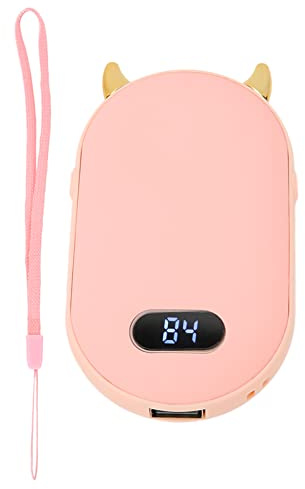 Kikumi [title]Hand Warmer Power Bank, Rechargeable USB Portable Double Sided Heating for Winter