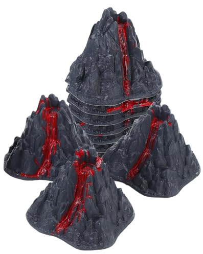 Vulkan Spielzeugmodell 10 Stück Kunststoff Realistische Form