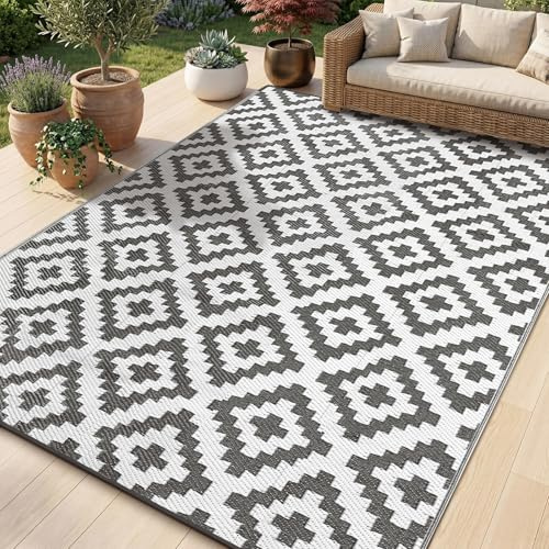 Sour Lemon Large Outdoor Rug,Waterproof Outdoor Rugs Anti-slip Carpet, Garden Rugs Water proof UV Resistant Garden Mat for Patio, Easy Cleaning Patio Mat for Camping, Deck, Beach, Picnic-240x300cm