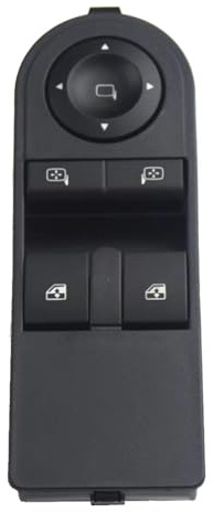 Interruptor Mando Elevalunas Para Opel Para Astra H Para Zafira B 2005-2015 13228706 13183679 13228879 Botón Interruptor Control Ventana