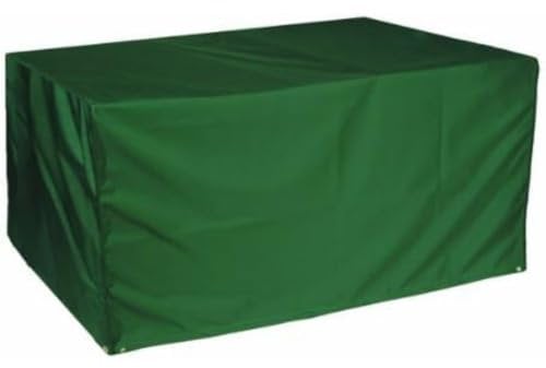 Bosmere Protector 6000 | Rectangular Garden Table Cover | L 130cm W 79cm H 71cm | 100% Waterproof, UV Protected, Heavy Duty 600D | 6 Year Guarantee | C550, Green