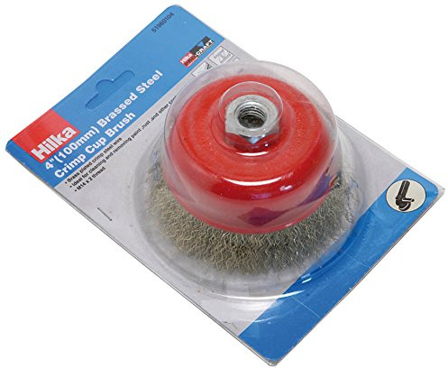 Hilka 51960104 Brassed Steel Crimp Cup Brush