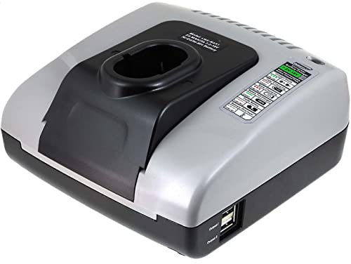 Powery Cargador de batería con USB para Makita Taladro 6319DWFE 12V