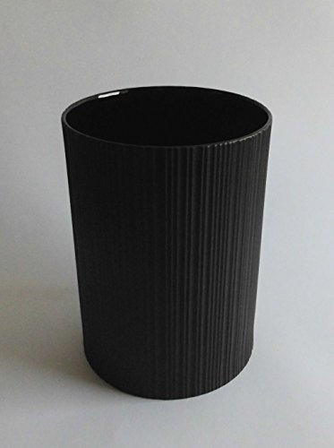Rosenthal Variante - Vase 22 cm schwarz (außen : matt, innen : glänzend) - 1.Wahl, NEU, OVP