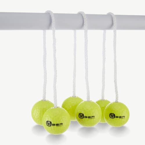 Uber Games Leiter-Wurfbolas (gelb) - Ersatzbälle für Leiter, 3 Stück - aus der Offiziellen Serie Echte Golf Bälle von Hochster Qualität - robust und langlebig