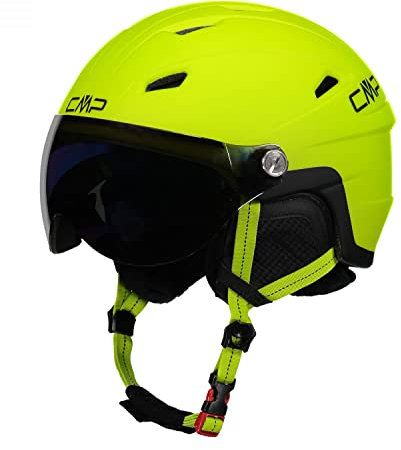 CMP - Wj-2 Kinder-Skihelm mit Visier, Apfel, S